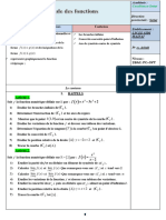 Étude Des Fonctions