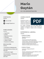 Mario Gaytán: Contacto Acerca de Mí