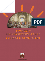 1999-2019-Felsefe Üniversite Soruları
