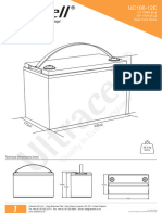 12V 100ah 12V 115ah Deep Cycle Series: Technical Dimensions (MM)