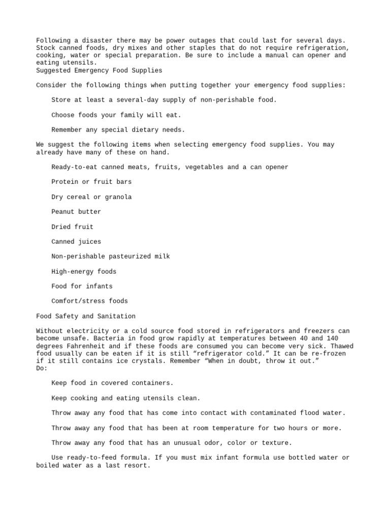 Make a plan food pdf refrigerator cooking