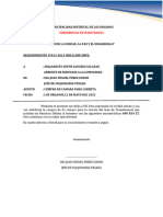 Requerimiento N°013 Compra de Camara de Carreta