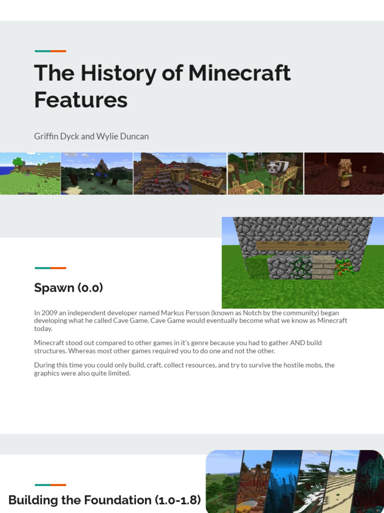Minecraft's Evolution for Educators | PDF | Minecraft