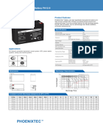 Ficha Técnica Batería Phoenixtec Ph12-9