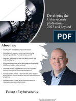 Developing The Cybersecurity Profession 2023 and Beyond