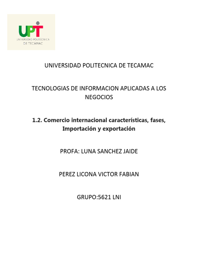 Importación y Exportación: Conceptos Clave | PDF | El comercio ...