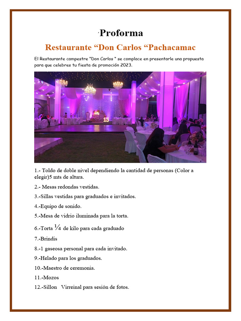 Proforma Doncarlos PDF