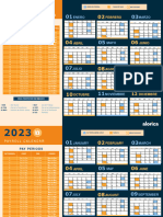 Payroll Calendar - Mexico - 2023