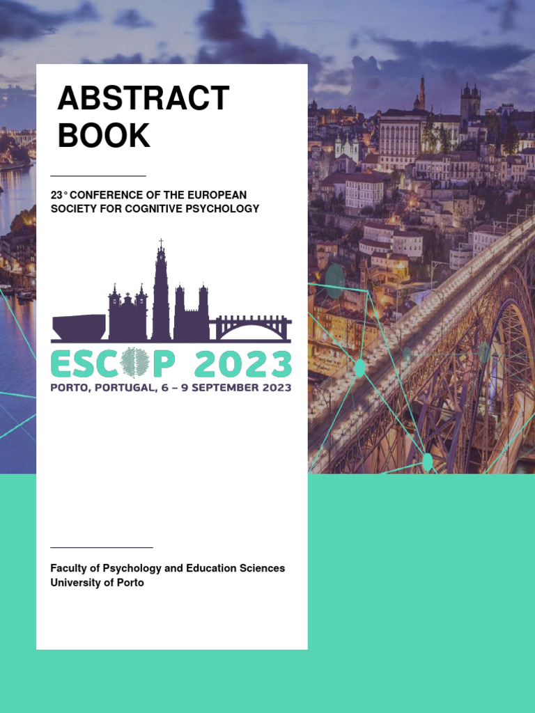 Escop Abstractbook 05092023 | PDF | Mentorship | Bayesian Inference