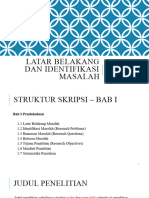 Pertemuan 3 - Latar Belakang Dan Identifikasi Masalah