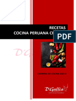 Recetas: Carrera de Cocina 2023-Ii