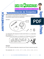 Determinacion de Conjuntos para Segundo de Primaria