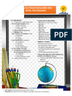 Lista de Utiles Escolares Secundaria-1