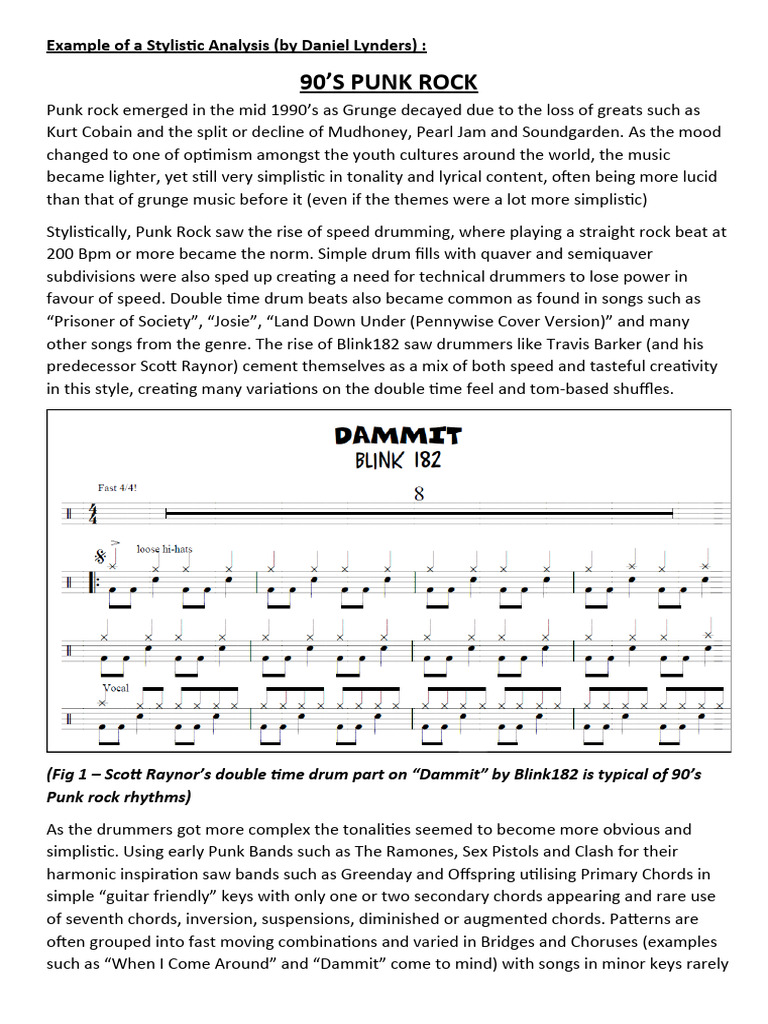 example-of-a-stylistic-analysis-pop-punk-outcome-unit-3-pdf