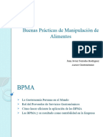 Buenas Prácticas de Manipulación de Alimentos