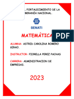 Proyecto Final de Matematica - Astrid Romero.