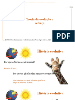 Slides Texto 01 - Teoria Da Evolução e Reforço