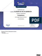 Certificado - Compliance