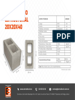 Block Hueco Estructural 20X20X40 R60 1562184335