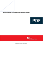 Texas Instruments - Working With High Impedance Op Amps