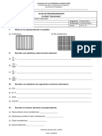 GUÍA DE REFORZAMIENTO Decimales