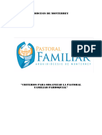Criterios para Organizar La Pastoral FamiliarPDF