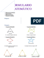 Formulario Matemático