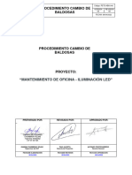 Procedimiento Cambio Baldosas