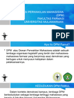 Dewan Perwakilan Mahasiswa (DPM) Fakultas Farmasi Universitas Mulawarman