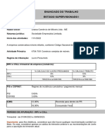 Enunciado Do Trabalho Estágio Supervisionado I: Dados Da Empresa Razão Social: Natureza Jurídica: Início Das Atividades