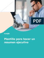 HubSpot - Plantilla para Hacer Un Resumen Ejecutivo