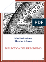 Dialéctica Del Iluminismo - Theodor Adorno y Max Horkheimer