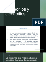 Nucleófilos y Electrófilos