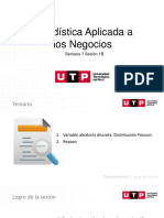 P - Sem07 - Ses13 - Distribución de Poisson