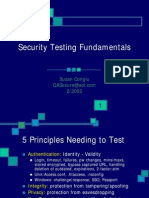 SW Security Test Fundamentals