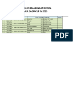 Jadwal Futsal 2023