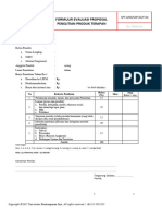 Formulir Evaluasi Proposal Penelitian Produk Terapan