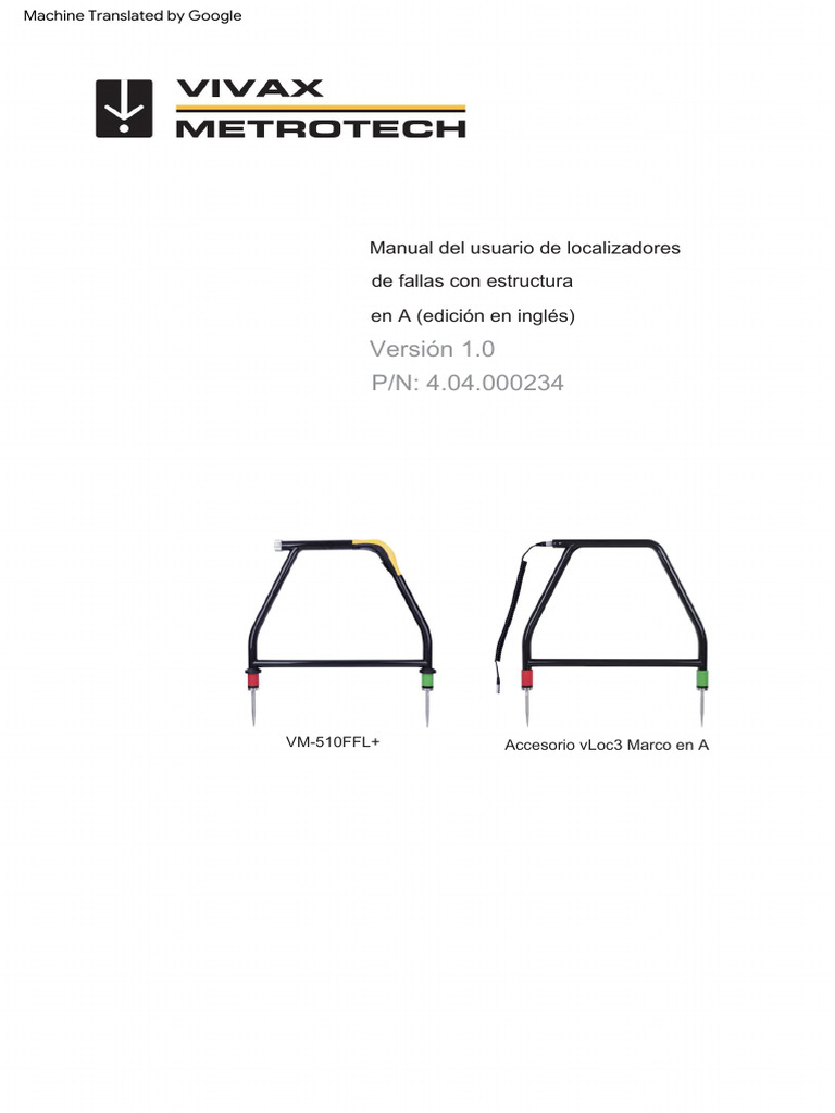Manual De Usuario Localizadir De Fallas Con Estructura Marco A Esp Pdf