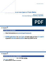 New Types of TMs in The EUIPO