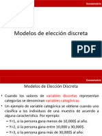 Modelos de Elección Discreta