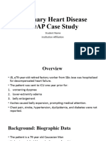 Coronary Heart Disease SOAP Case Study: Student Name Institution Affiliation