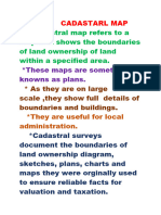 Cadastarl Map