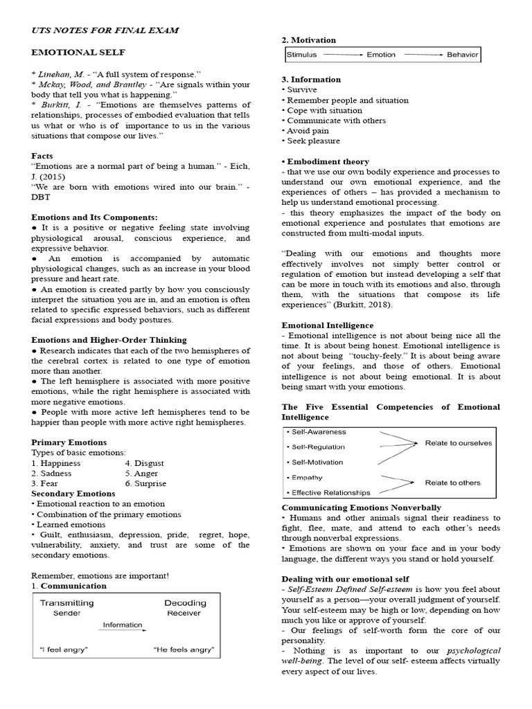 Uts Finals Notes | PDF