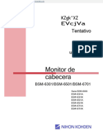 Nihon Kohden BSM-6301, 6501, 6701 Bedside Monitor - Service Manual - En.es