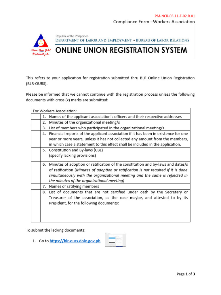 CF-Registration of Workers Association | PDF | Password | Login