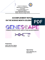 HINATUAN SOUTH Tidman NHS Accomplishment Report Science Month