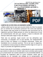 Universidad Nacional Del Altiplano Facultad de Ingenieria Quimica Introducion A La Ingenieria Quimica Semana 3