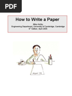 Ashby How To Write A Paper