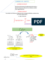 Cambio de Limites de Integracion