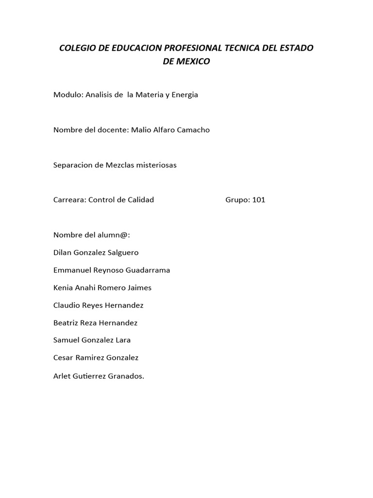 COLEGIO DE EDUCACION PROFESIONAL TECNICA DEL ESTADO DE MEXICO 101 PDF